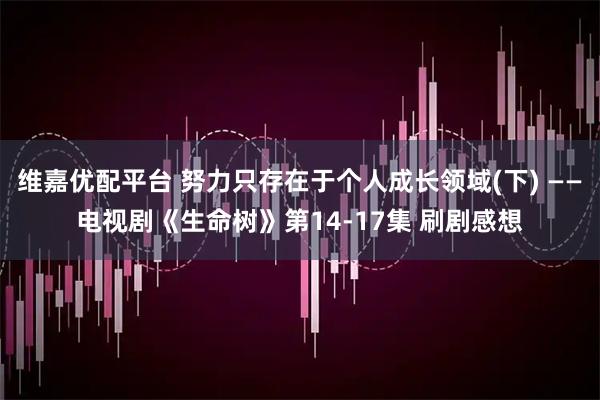 维嘉优配平台 努力只存在于个人成长领域(下) ——电视剧《生命树》第14-17集 刷剧感想